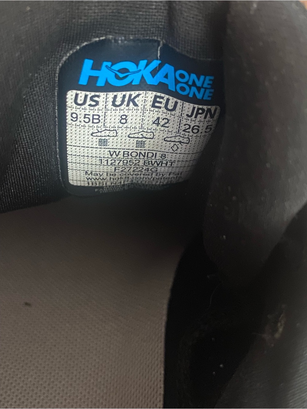 HOKA Women’s Bondi 8 Black Running Shoes - Picture 6 of 6